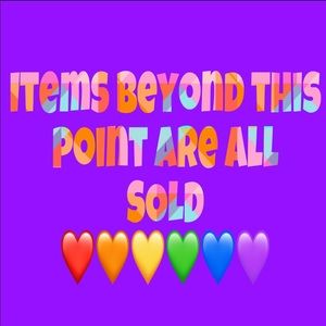 Items past here are SOLD!